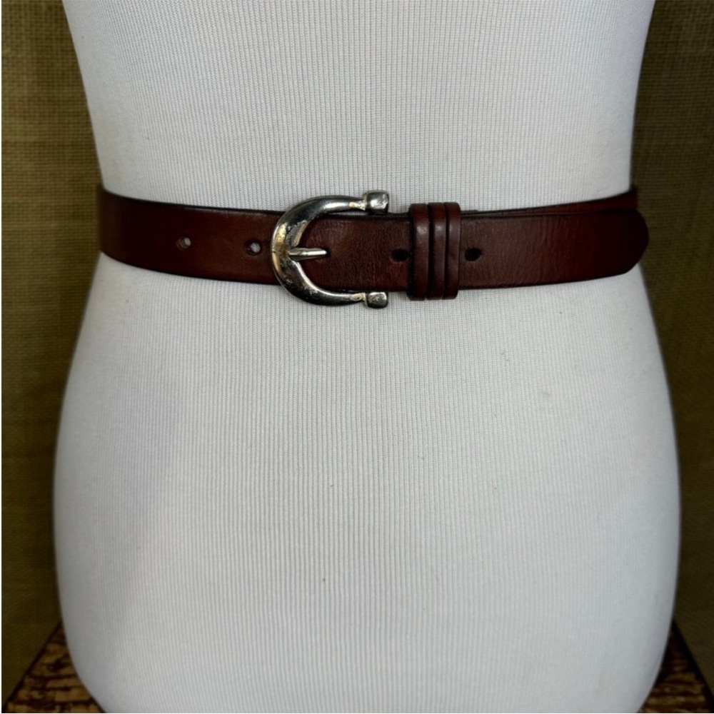 Charter Club vintage leather belt size S